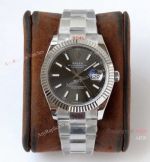 VR factory Calibre 3235 Rolex Datejust II Replica Watch 904L Steel Rhodium Gray Dial